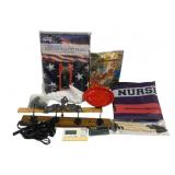 Lot of Assorted Items - Flags & More