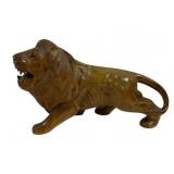 Carved Wood Lion - 14 x 9 x 4