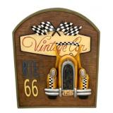 Vintage Car Plague - 15 x 12