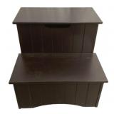 2 Step, Step Stool w/ Storage - 16 x 18 x 18