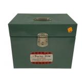 Porta File Metal Box w/ Key - 12.5 x 10 x 9