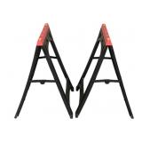 2 Plastic Sawhorses - 22 x 22 x 31