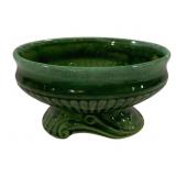 Green Pottery Planter - 7.5 x 5 x 5.5