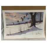 Ducks Unlimited Coca-Cola Print Signed - #430/1650