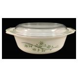 Pyrex 043 Honeysuckle 1.5qt Covered Casserole