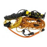 Lot of Assorted Extension Cords & More