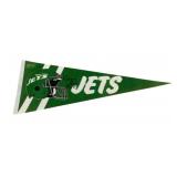 Vintage New York Jets Pennant - Signed