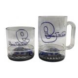 2 Bill Elliots Mugs/Cups - 4", 5.25" Tall