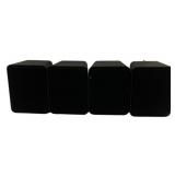 Set of 4 Speakers - 4 x 4 x 5.5 each