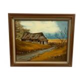 Framed Oil on Canvas - Signed - 24 x 20