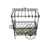 Metal Cart Decoration - 12 x 10 x 6