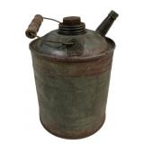 Antique Metal Gas Can - 10 x 7