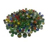 239 Glass Marbles w/ 2 Shooters
