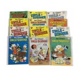 12 Disney Uncle Scrooge Comic Books