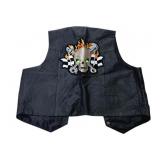 Leather Marks Vest - Size 3XL