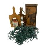 Lot of Assorted Items - Lamp, Vase & More
