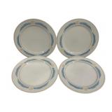 4 Homer Laughlin Seville Plates - 10.5" Round