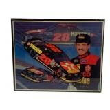 Sam Bass #28 Havoline Wood Print