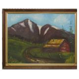 Landscape Painting Oil on Board