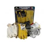 Lot of Assorted Work Gloves & More