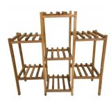 Wooden Tiered Plant Stand - 28 x 29 x 9