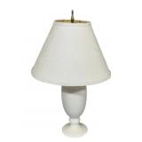 Vintage Lenox Ivory Porcelain Table Lamp - 24" Tal