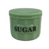 Jadeite Sugar Jar - 3.5 x 4.25
