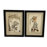 2 Framed Print - 5.75 x 7.75
