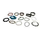 14 Assorted Beaded Bracelets