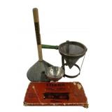 Lot of Vintage Items - Canning Strainer & More