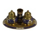 4pc Thailand Brass Condiment Set - 5 x 3 x 2