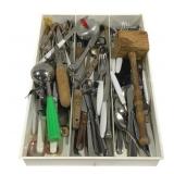 Tray w/ Kitchen Utensils