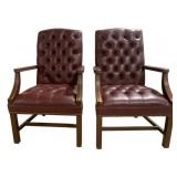 Pair of Office Chairs 42 x 25 x 25