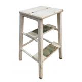 Wooden Flip Top Stool - 24 x 12 x 12