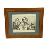 Framed Print "Your Witness" - 16.5 x 14