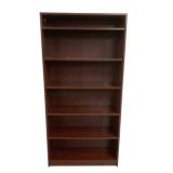 Cherry Laminate Bookcase - 73 x 36 x 12
