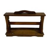 Wood Towel Rack/Shelf - 13.5 x 5 x 8.5
