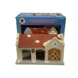 Texaco Porcelain Oaklawn Filling Station w/ Box