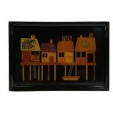 Couroc Serving Tray - 12.5 x 18