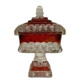Westmoreland Ruby Flashed Candy Dish