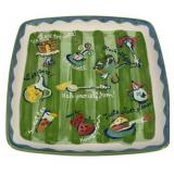 Becky Denny Hand Made Serving Platter - 11 x 11
