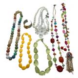 6 Necklaces, 1 Bracelet  & 1 Pair of Earrings