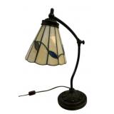 Stained Glass Desk Lamp - 17" Tall