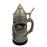 German Beer Stein - 9.5" Tall