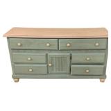 Painted Dresser - 34.5 x 62.5 x 18.5