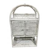 Wicker Wall Hanging Cabinet - 33 x 21 x 10