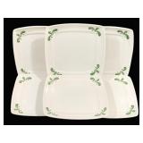 6 Buffalo China Plates - 8 x 8