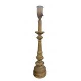 Brass Base Lamp - 34" Tall