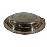 Silver Plated Covered Dish - 11 x 9