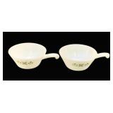 2 Fire King Dishes - 5 x 2.5